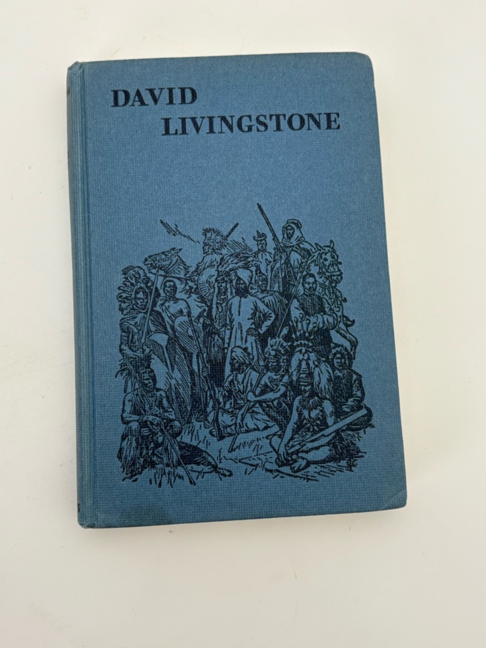 Vintage David Livingstone Heroes of the Cross Hardcover Book - Blue Cover